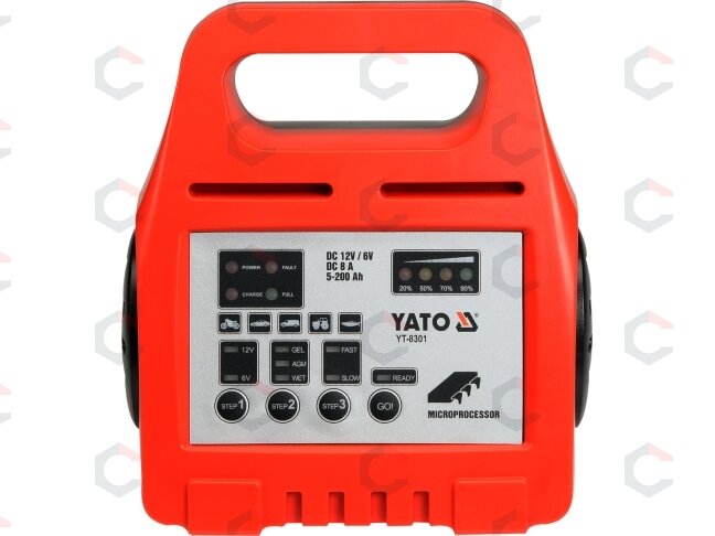 Mikroprocesorinis impulsinis auto pakrovėjas | 6/12V 8A 5-200ah (YT-8301)