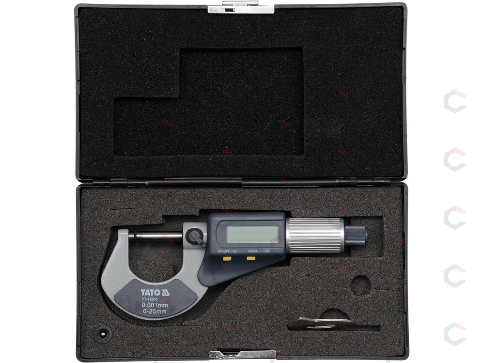Mikrometras skaitmeninis | 0-25 mm (YT-72305) 1 Mikrometras skaitmeninis | 0-25 mm (YT-72305) 1