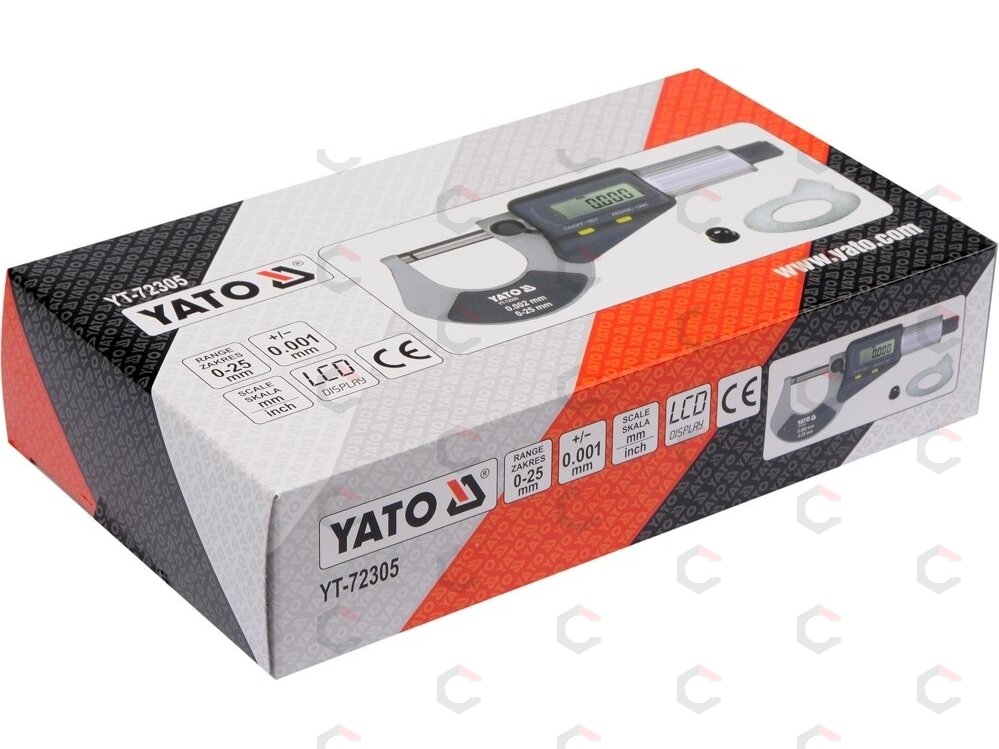 Mikrometras skaitmeninis | 0-25 mm (YT-72305) 2 Mikrometras skaitmeninis | 0-25 mm (YT-72305) 2