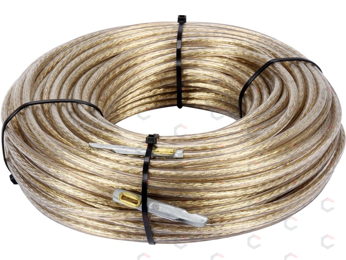 Muitinės trosas | plieninis | su antgaliu | 6 mm / 42 m (85005) Muitinės trosas | plieninis | su antgaliu | 6 mm / 42 m (85005)