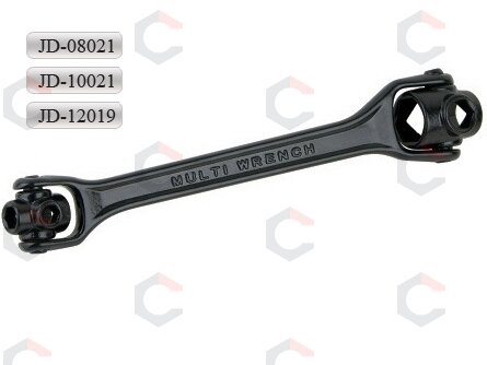 Multifunkcinis raktas vartomomis galvutėmis 8 viename: 8-10-12-13/14-17-19-21 mm (JD-08021) 1 Multifunkcinis raktas vartomomis galvutėmis 8 viename: 8-10-12-13/14-17-19-21 mm (JD-08021) 1