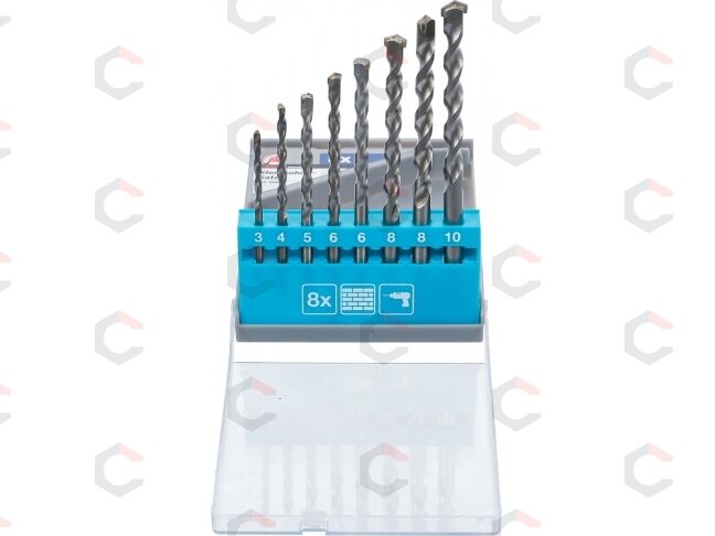 Mūro grąžtų rinkinys | 3–10 mm | 8 vnt. (50806) 3 Mūro grąžtų rinkinys | 3–10 mm | 8 vnt. (50806) 3