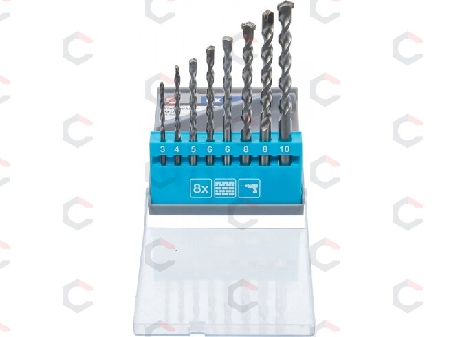 Mūro grąžtų rinkinys | 3–10 mm | 8 vnt. (50806) 3 Mūro grąžtų rinkinys | 3–10 mm | 8 vnt. (50806) 3