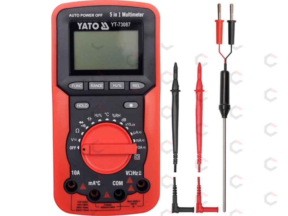 Multimetras / skaitmeninis matuoklis | 5-in-1 (YT-73087)
