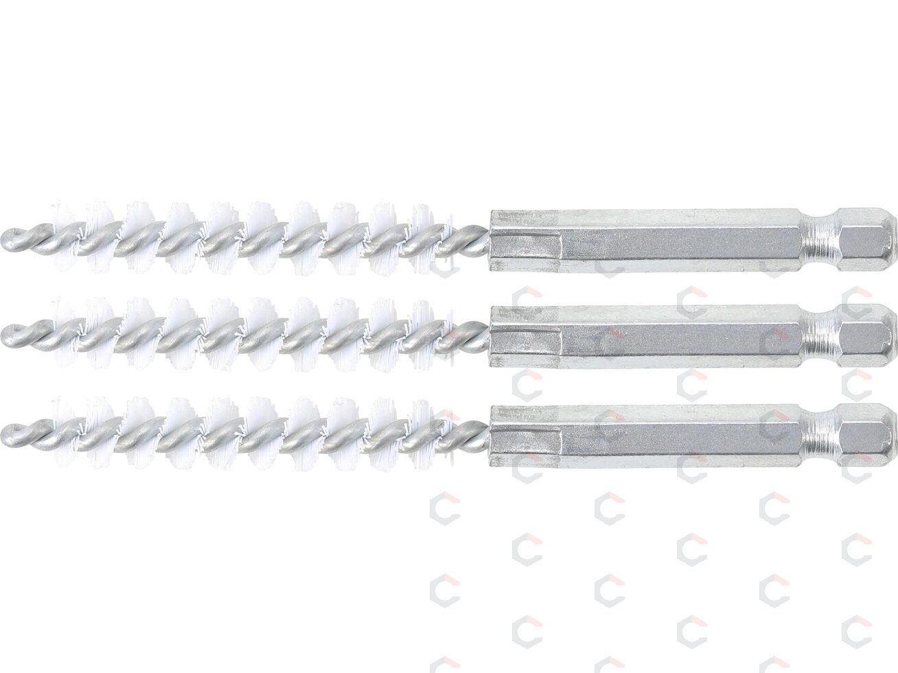 Nailono šepečiai vamzdeliams | 9 mm | 6,3 mm (1/4") | 3 vnt. (3078-9-N) Nailono šepečiai vamzdeliams | 9 mm | 6,3 mm (1/4") | 3 vnt. (3078-9-N)