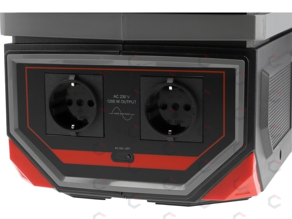 Nešiojama maitinimo stotis 1200 W SU UPS, 917 WH, 230 V, USB-C PD | power bank (YT-83092) 9