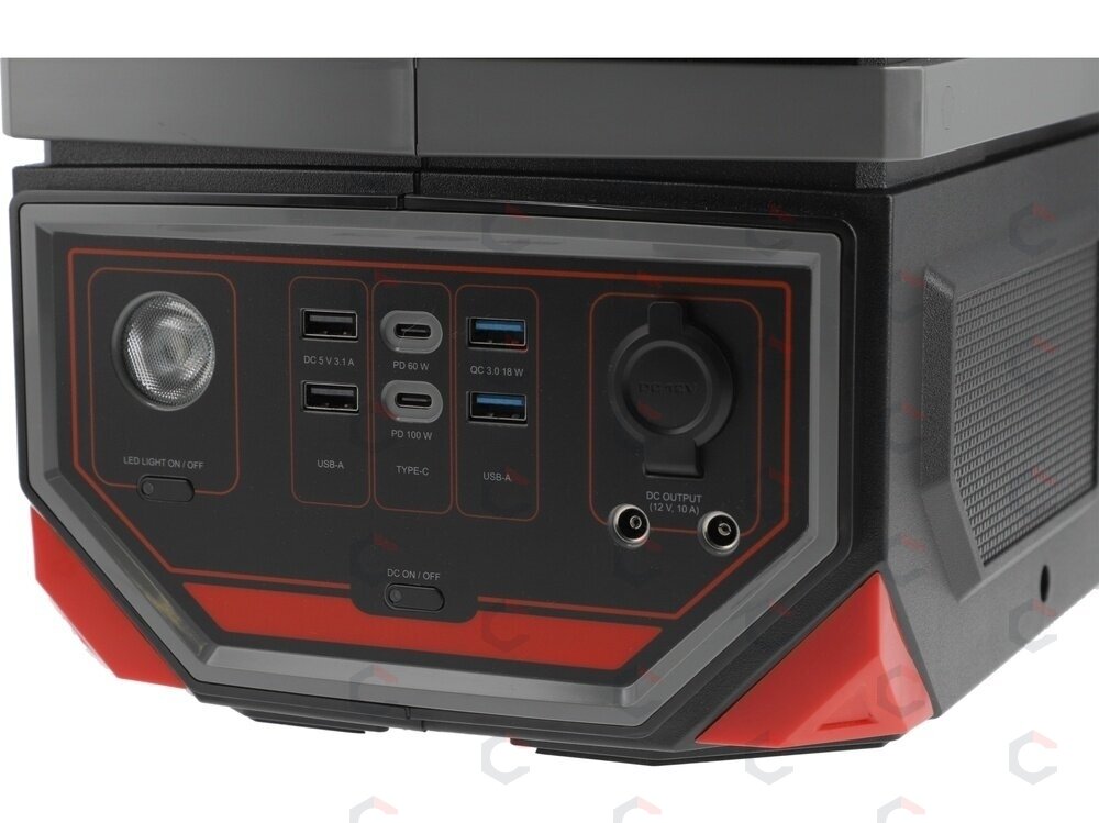 Nešiojama maitinimo stotis 1200 W SU UPS, 917 WH, 230 V, USB-C PD | power bank (YT-83092) 4