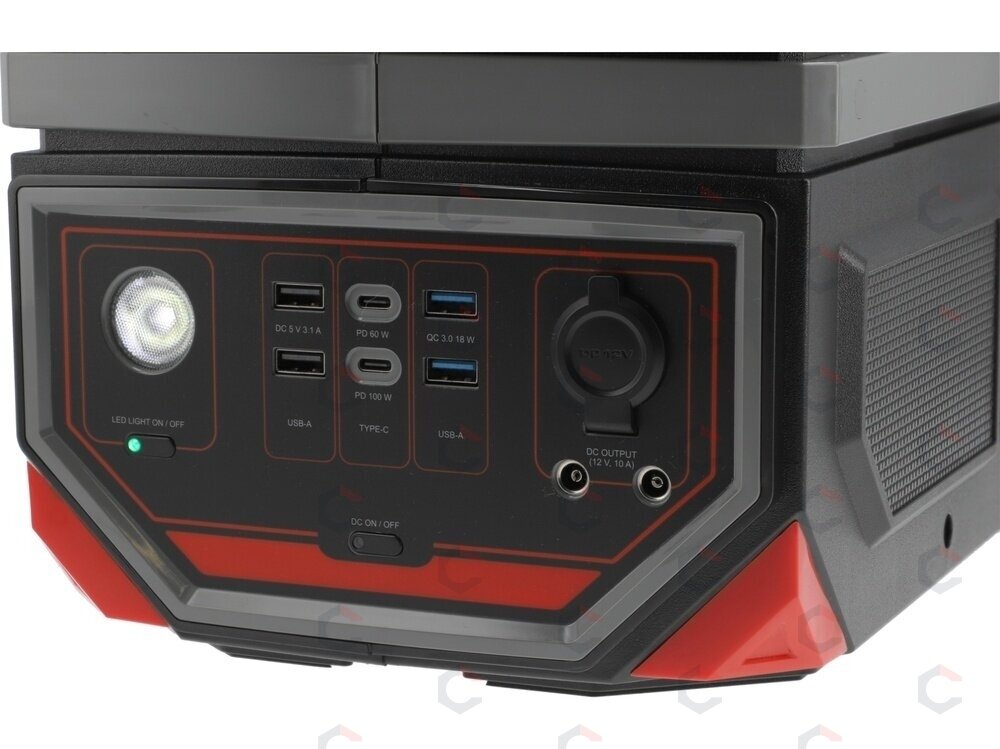Nešiojama maitinimo stotis 1200 W SU UPS, 917 WH, 230 V, USB-C PD | power bank (YT-83092) 6