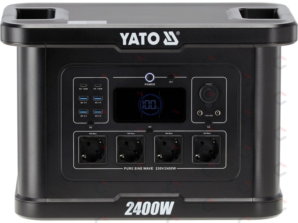 Nešiojama maitinimo stotis LiFePO4 | 2400 W | 2232 Wh (YT-83095) 2 Nešiojama maitinimo stotis LiFePO4 | 2400 W | 2232 Wh (YT-83095) 2