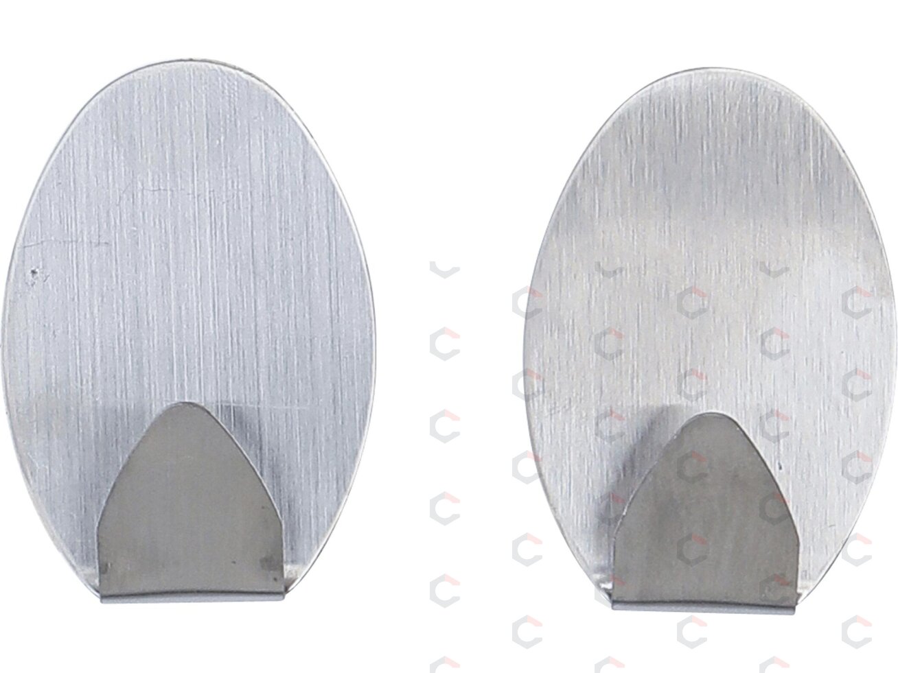 Nerūdijančio plieno klijuojami kabliukai | 35 x 50 mm | 1,0 kg | 2 vnt. (88230) 1 Nerūdijančio plieno klijuojami kabliukai | 35 x 50 mm | 1,0 kg | 2 vnt. (88230) 1