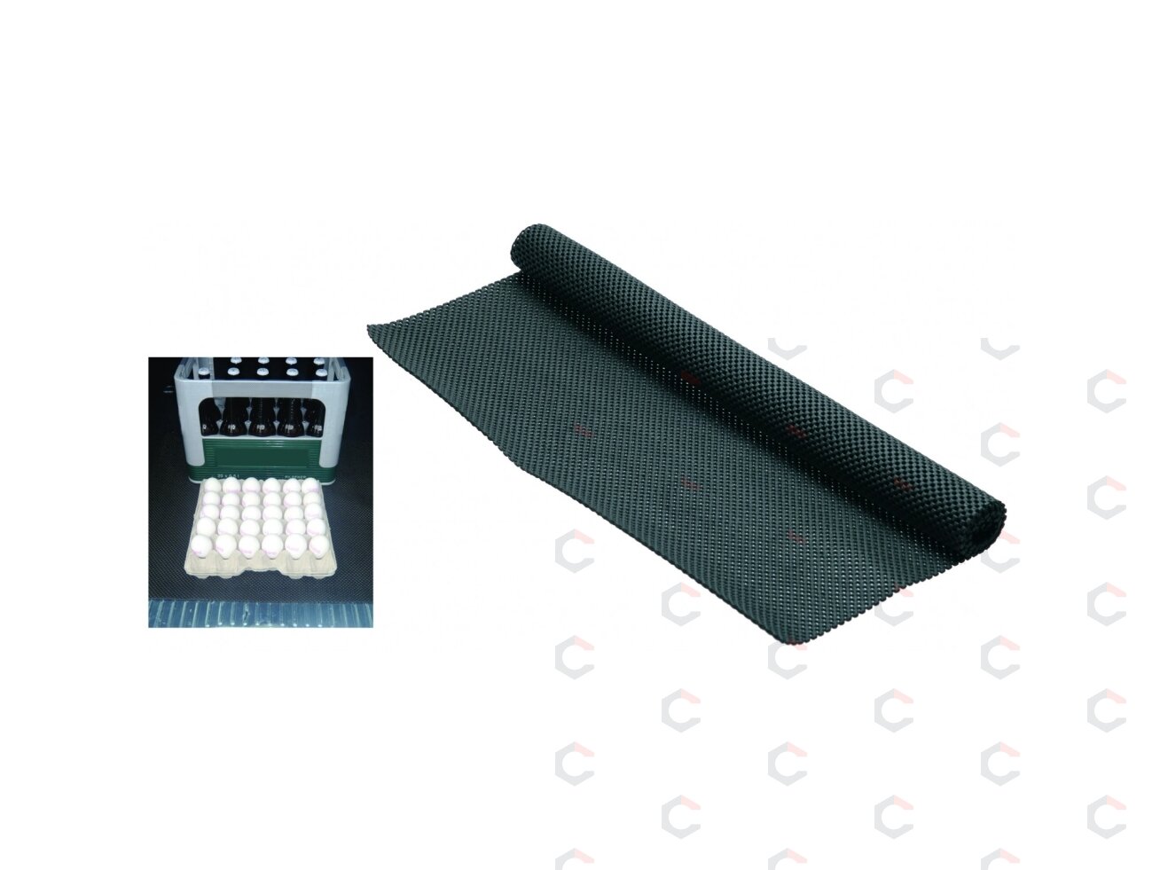 Neslystantis guminis kilimėlis | 1220 x 610 mm (65701) 2 Neslystantis guminis kilimėlis | 1220 x 610 mm (65701) 2