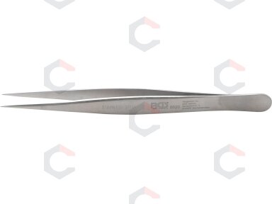 Nerūdijančio plieno aštrus pincetas | tiesus | 125 mm (8620)