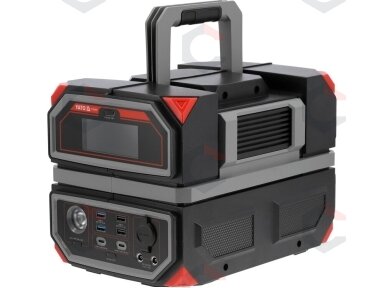 Nešiojama maitinimo stotis 600W, 504WH, 230V, USB-C PD | power bank (YT-83091) Nešiojama maitinimo stotis 600W, 504WH, 230V, USB-C PD | power bank (YT-83091)