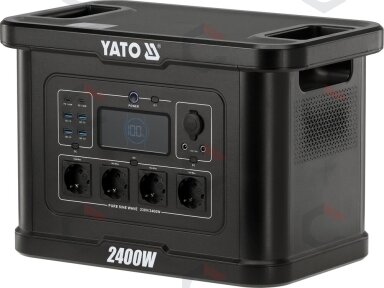Nešiojama maitinimo stotis LiFePO4 | 2400 W | 2232 Wh (YT-83095)