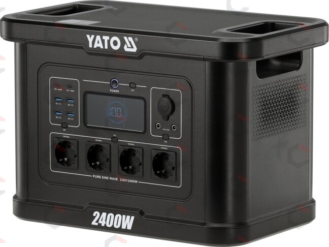 Nešiojama maitinimo stotis LiFePO4 | 2400 W | 2232 Wh (YT-83095) 1 Nešiojama maitinimo stotis LiFePO4 | 2400 W | 2232 Wh (YT-83095) 1
