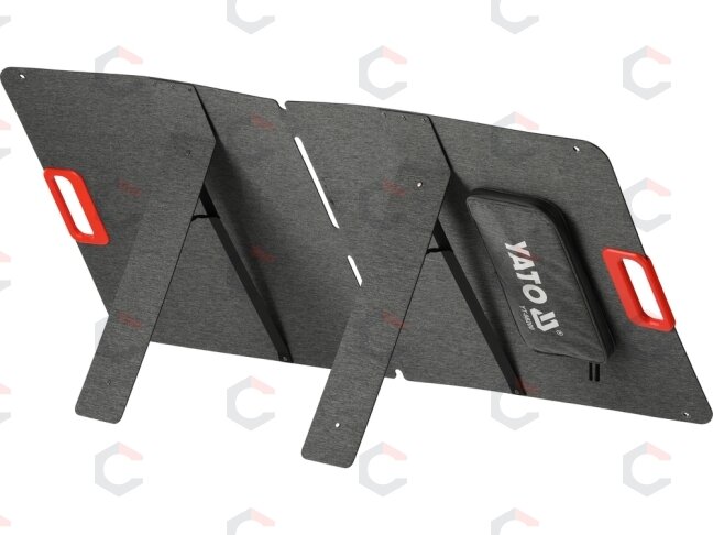 Nešiojamas sulankstomas saulės skydelis | 100 W | 4-in-1 adapteris (YT-98200) Nešiojamas sulankstomas saulės skydelis | 100 W | 4-in-1 adapteris (YT-98200)