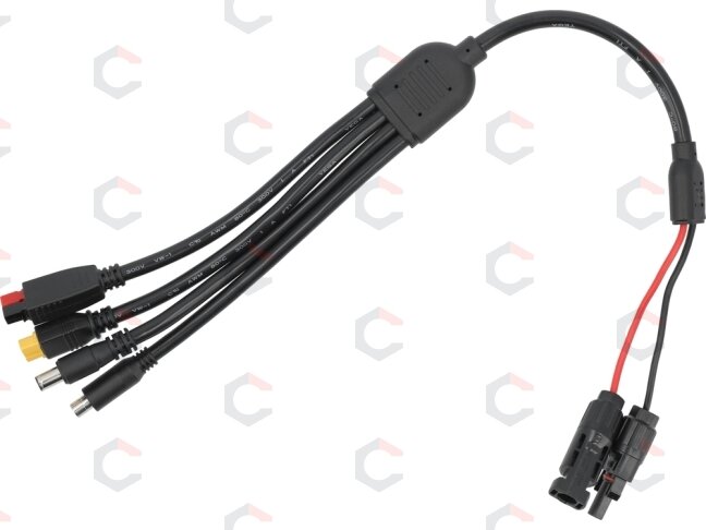 Nešiojamas sulankstomas saulės skydelis | 200 W galia | 4-in-1 adapteris (YT-98201) 3 Nešiojamas sulankstomas saulės skydelis | 200 W galia | 4-in-1 adapteris (YT-98201) 3