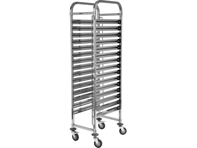 Nerūdijančio plieno vežimėlis indams 380x550x1700 mm (YG-09070) 1 Nerūdijančio plieno vežimėlis indams 380x550x1700 mm (YG-09070) 1