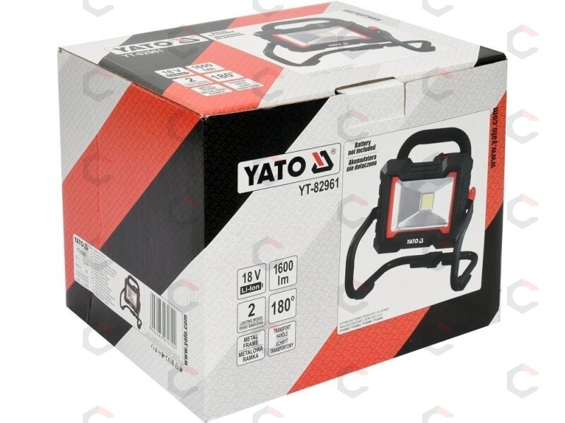 Akumuliatorinis darbo prožektorius | 18 V | 1600 lm | 20 W (YT-82961) 5 Akumuliatorinis darbo prožektorius | 18 V | 1600 lm | 20 W (YT-82961) 5