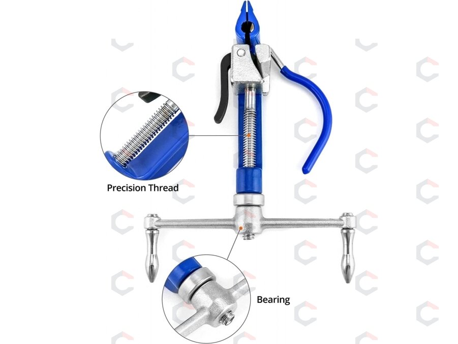 Nerūdijančio plieno dirželių užtempimo ir nukirpimo įrankis NoName | 4,6–19 mm | 0,7 mm (CTZ-600T) 1 Nerūdijančio plieno dirželių užtempimo ir nukirpimo įrankis NoName | 4,6–19 mm | 0,7 mm (CTZ-600T) 1