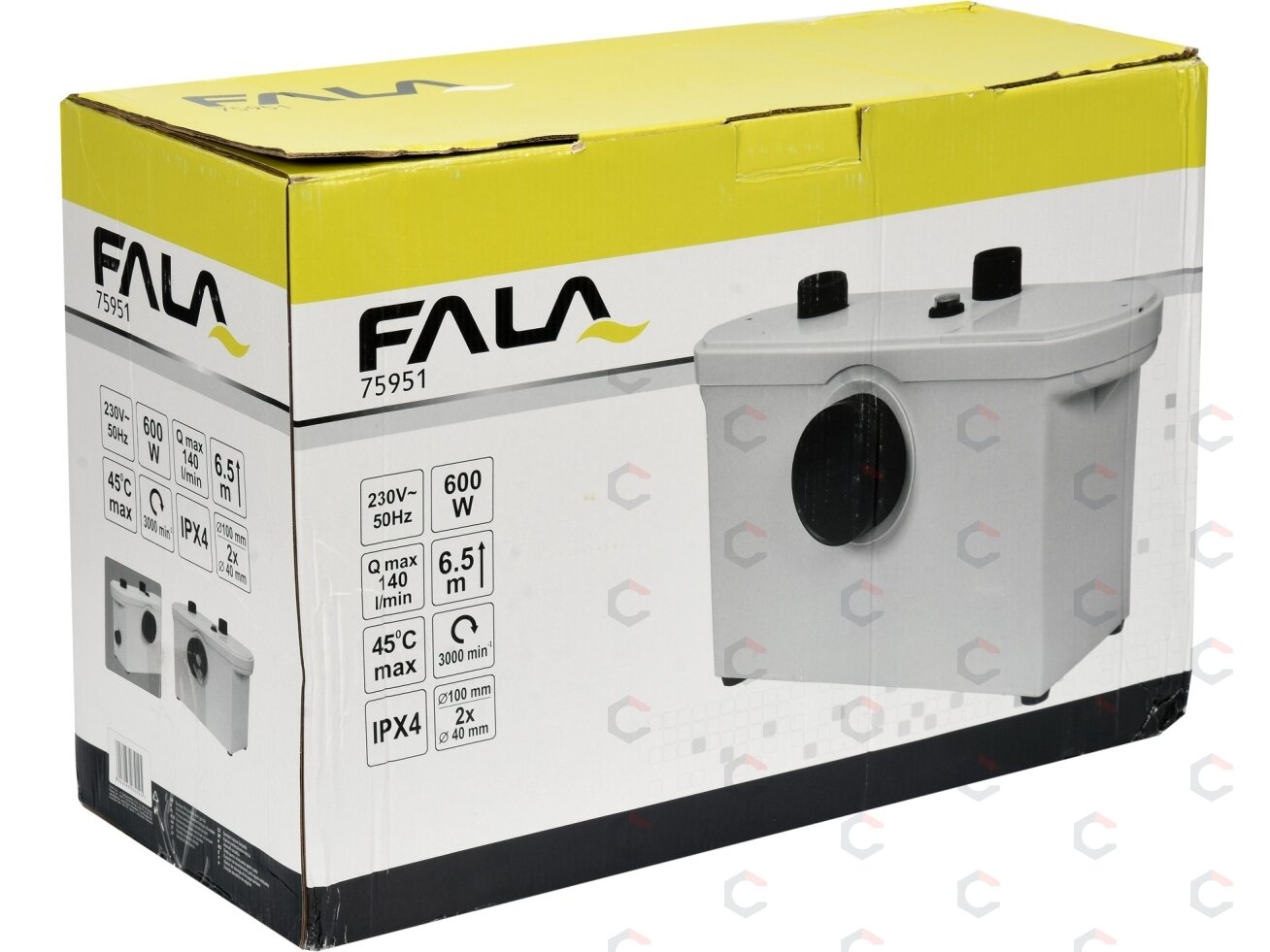 Nuotekų pompa / siurblys tualetui | 600W (75951) 3 Nuotekų pompa / siurblys tualetui | 600W (75951) 3