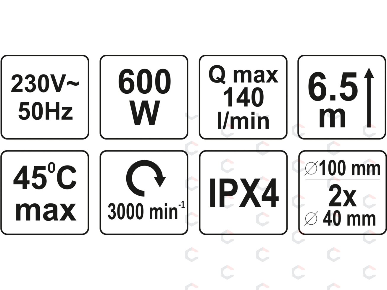 Nuotekų pompa / siurblys tualetui | 600W (75951) 4