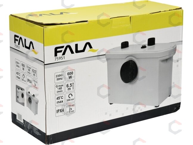 Nuotekų pompa / siurblys tualetui | 600W (75951) 3 Nuotekų pompa / siurblys tualetui | 600W (75951) 3