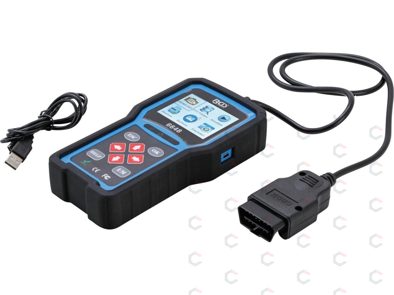 OBD II (EOBD) gedimų kodo diagnostikos skaitytuvas (6648) OBD II (EOBD) gedimų kodo diagnostikos skaitytuvas (6648)