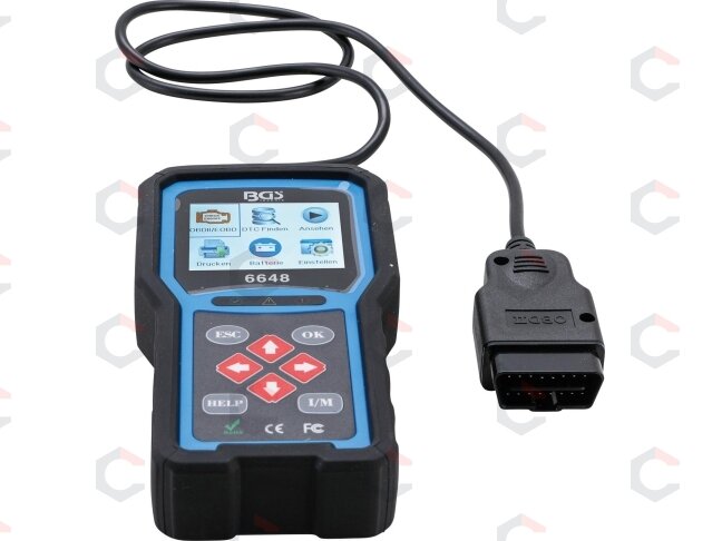 OBD II (EOBD) gedimų kodo diagnostikos skaitytuvas (6648) 3