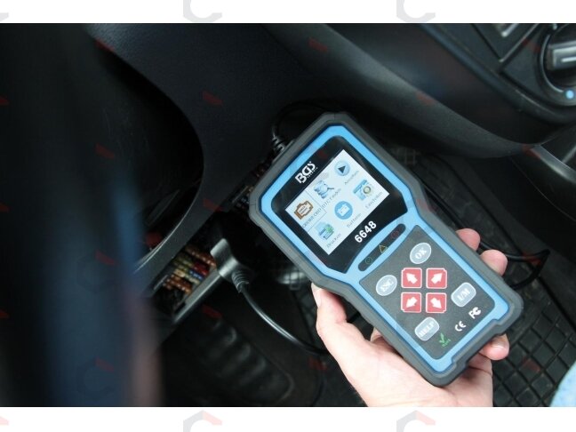 OBD II (EOBD) gedimų kodo diagnostikos skaitytuvas (6648) 4