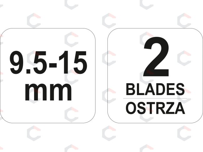 Oblius gipso plokščių kraštams | 2 peiliai (YT-76260) 4