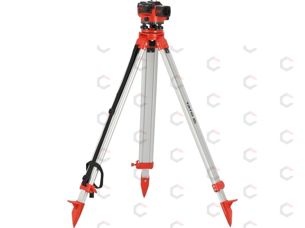 Optinis nivelyras su aksesuarais | 32X IP66 + 5 m lenta + trikojis (YT-30553) 1 Optinis nivelyras su aksesuarais | 32X IP66 + 5 m lenta + trikojis (YT-30553) 1