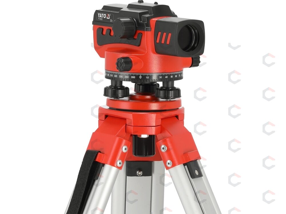 Optinis nivelyras su aksesuarais | 32X IP66 + 5 m lenta + trikojis (YT-30553) 3