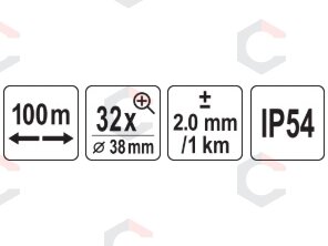 Optinis nivelyras | 32X38 mm (YT-30552) 9 Optinis nivelyras | 32X38 mm (YT-30552) 9