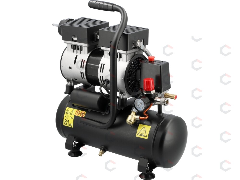 Oro kompresorius tylus | betepalinis | 6L/0.8MPA/8BAR/116PSI/ 107l/min | 550 W (YT-23340) 1 Oro kompresorius tylus | betepalinis | 6L/0.8MPA/8BAR/116PSI/ 107l/min | 550 W (YT-23340) 1