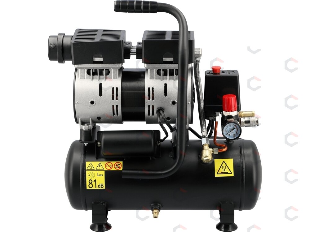Oro kompresorius tylus | betepalinis | 6L/0.8MPA/8BAR/116PSI/ 107l/min | 550 W (YT-23340) 4 Oro kompresorius tylus | betepalinis | 6L/0.8MPA/8BAR/116PSI/ 107l/min | 550 W (YT-23340) 4
