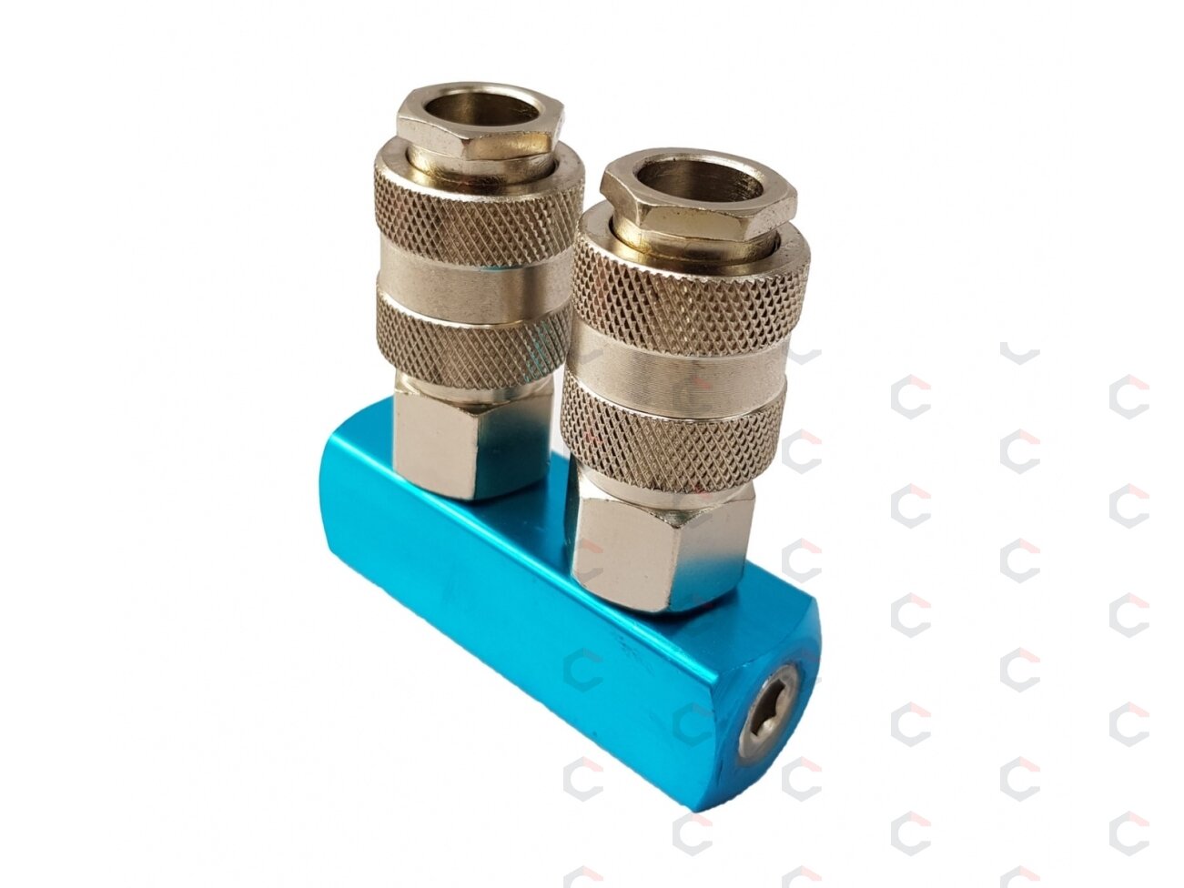 Oro paskirstytojas | 2 lizdai | 1/4" (LF-19) Oro paskirstytojas | 2 lizdai | 1/4" (LF-19)