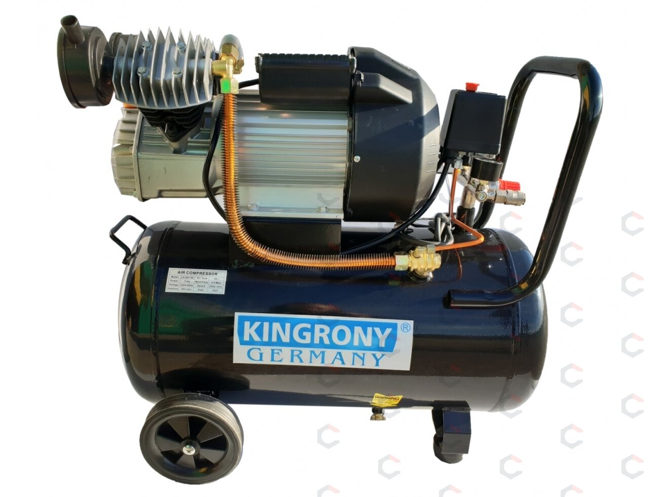 Oro kompresorius | 2 cilindrai | 50L | 250L /min | 5.0HP (LX2047-50L) Oro kompresorius | 2 cilindrai | 50L | 250L /min | 5.0HP (LX2047-50L)