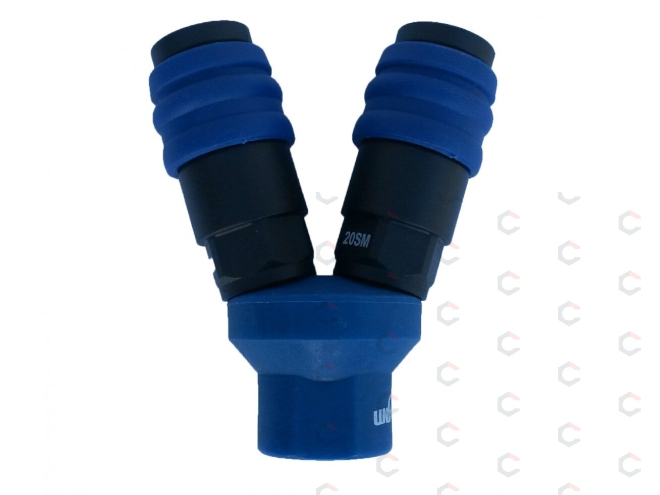 Oro paskirstytojas su 2 lizdais Y tipo 1/4" (TYC-2) Oro paskirstytojas su 2 lizdais Y tipo 1/4" (TYC-2)