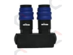 Oro paskirstytojas su 2 lizdais tiesus 1/4" (TSC-2) 1 Oro paskirstytojas su 2 lizdais tiesus 1/4" (TSC-2) 1