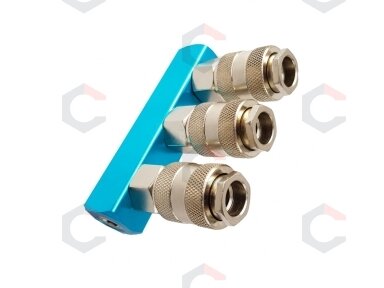 Oro paskirstytojas | 3 lizdai | 1/4" (AH12003) Oro paskirstytojas | 3 lizdai | 1/4" (AH12003)
