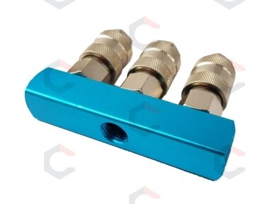 Oro paskirstytojas | 3 lizdai | 1/4" (LF-17)
