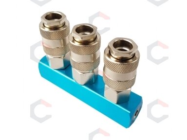 Oro paskirstytojas | 3 lizdai | 1/4" (LF-17)