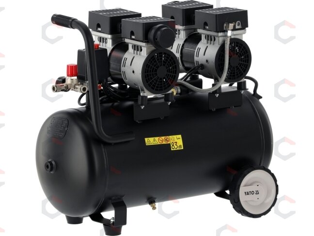 Oro kompresorius tylus | betepalinis | 50L/0.8MPA/8BAR/115PSI/ 280l/min | 1500 W (YT-23345) 2 Oro kompresorius tylus | betepalinis | 50L/0.8MPA/8BAR/115PSI/ 280l/min | 1500 W (YT-23345) 2