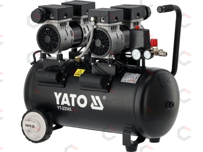 Oro kompresorius tylus | betepalinis | 50L/0.8MPA/8BAR/115PSI/ 280l/min | 1500 W (YT-23345) Oro kompresorius tylus | betepalinis | 50L/0.8MPA/8BAR/115PSI/ 280l/min | 1500 W (YT-23345)