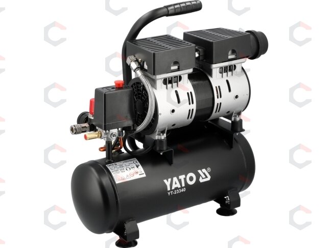 Oro kompresorius tylus | betepalinis | 6L/0.8MPA/8BAR/116PSI/ 107l/min | 550 W (YT-23340) 2 Oro kompresorius tylus | betepalinis | 6L/0.8MPA/8BAR/116PSI/ 107l/min | 550 W (YT-23340) 2