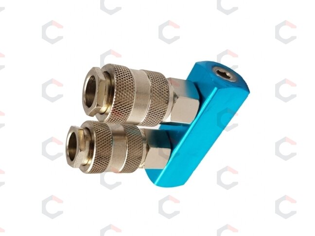 Oro paskirstytojas | 2 lizdai | 1/4" (AH12002) 2 Oro paskirstytojas | 2 lizdai | 1/4" (AH12002) 2