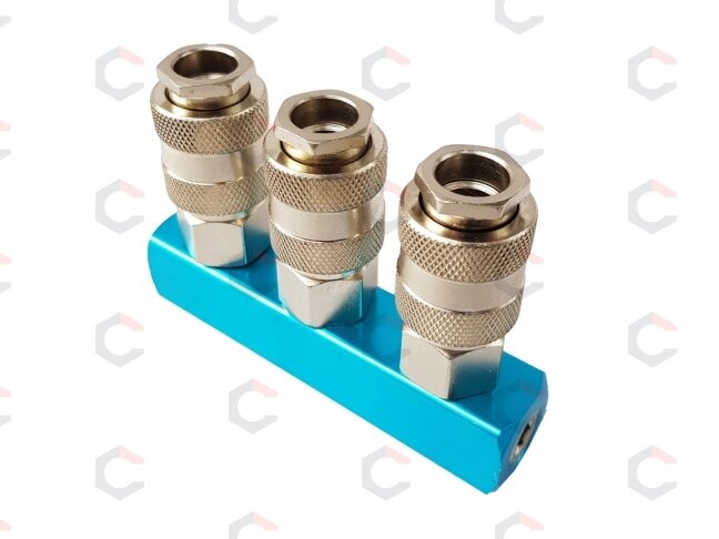 Oro paskirstytojas | 3 lizdai | 1/4" (LF-17)