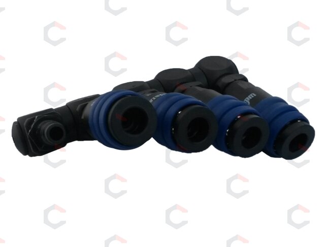 Oro paskirstytojas su 5 elementais rotacinis, 360 laipsnių 1/4" (TSC-360) 3 Oro paskirstytojas su 5 elementais rotacinis, 360 laipsnių 1/4" (TSC-360) 3