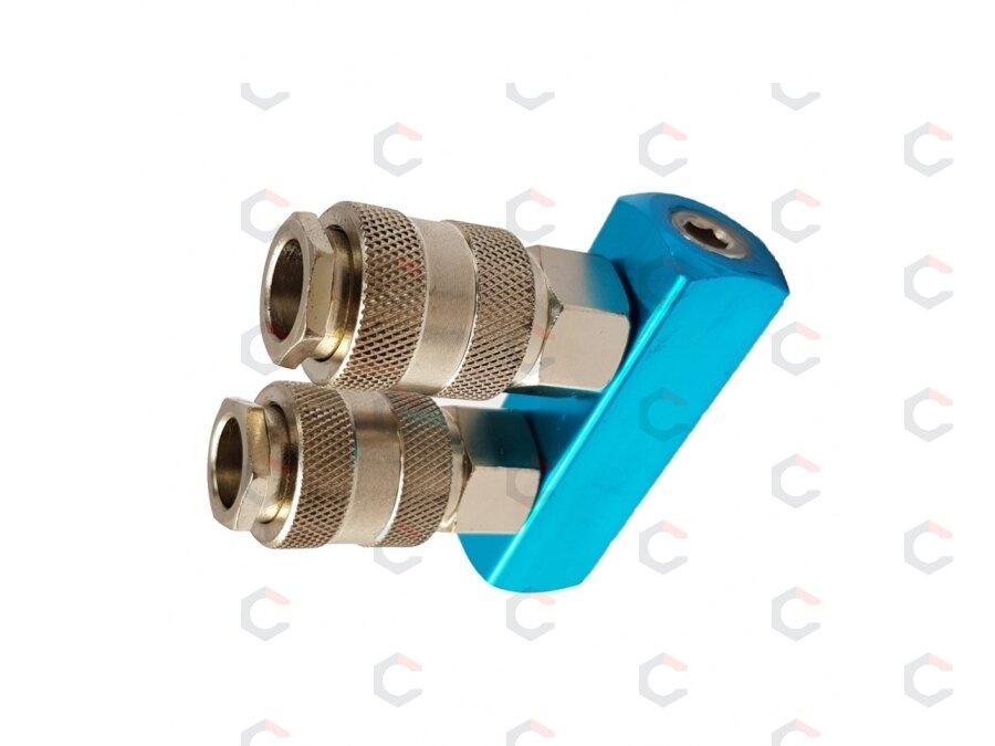 Oro paskirstytojas | 2 lizdai | 1/4" (AH12002) 2 Oro paskirstytojas | 2 lizdai | 1/4" (AH12002) 2